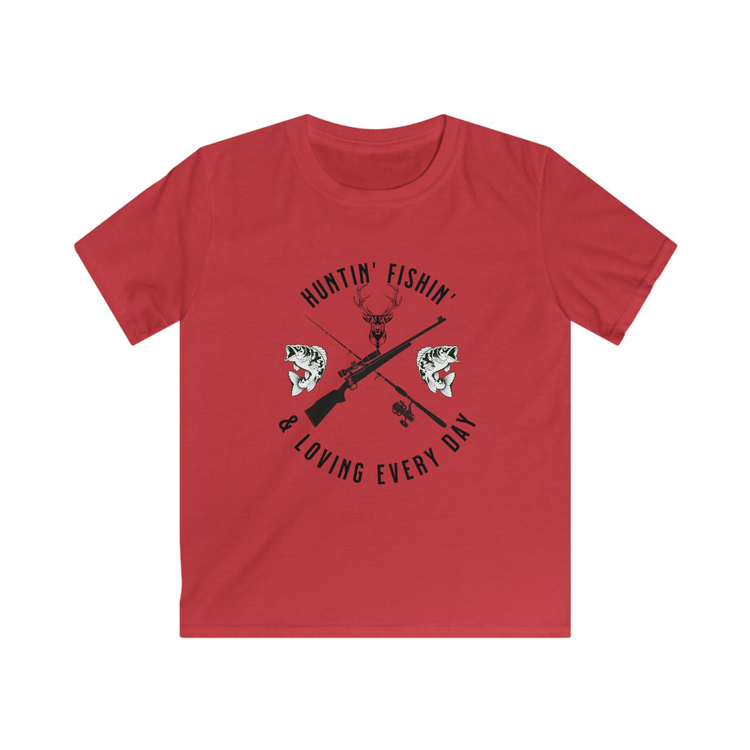 Huntin' Finshin' - Kids Softstyle Tee