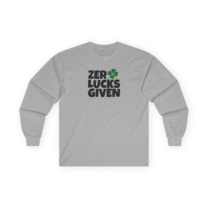 Zero Lucks Given - Unisex Ultra Cotton Long Sleeve Tee