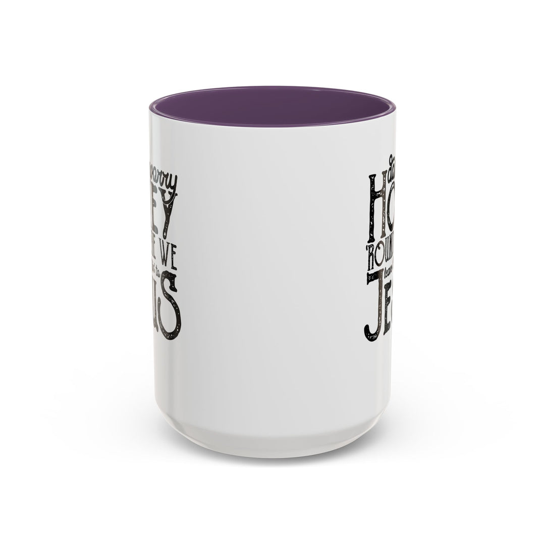 Judgin To Jesus - Accent Coffee Mug (11, 15oz)