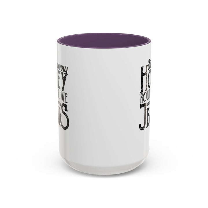 Judgin To Jesus - Accent Coffee Mug (11, 15oz)
