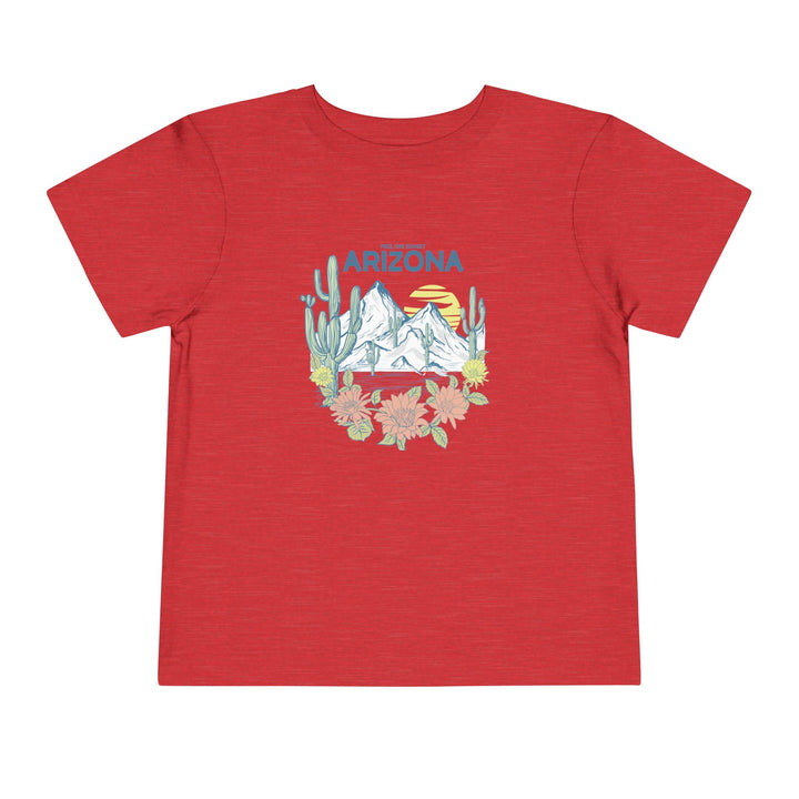 Feel The Sunset Arizona - Toddler Short Sleeve Tee