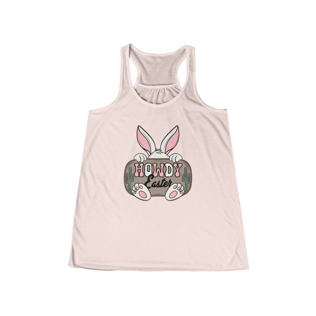 Howdy Easter - Women's Flowy Racerback Tank