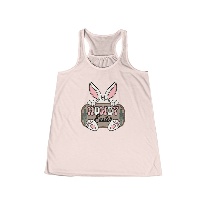 Howdy Easter - Women's Flowy Racerback Tank