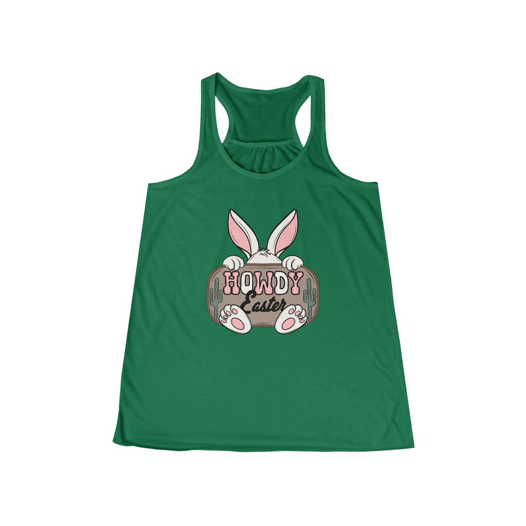 Howdy Easter - Women's Flowy Racerback Tank