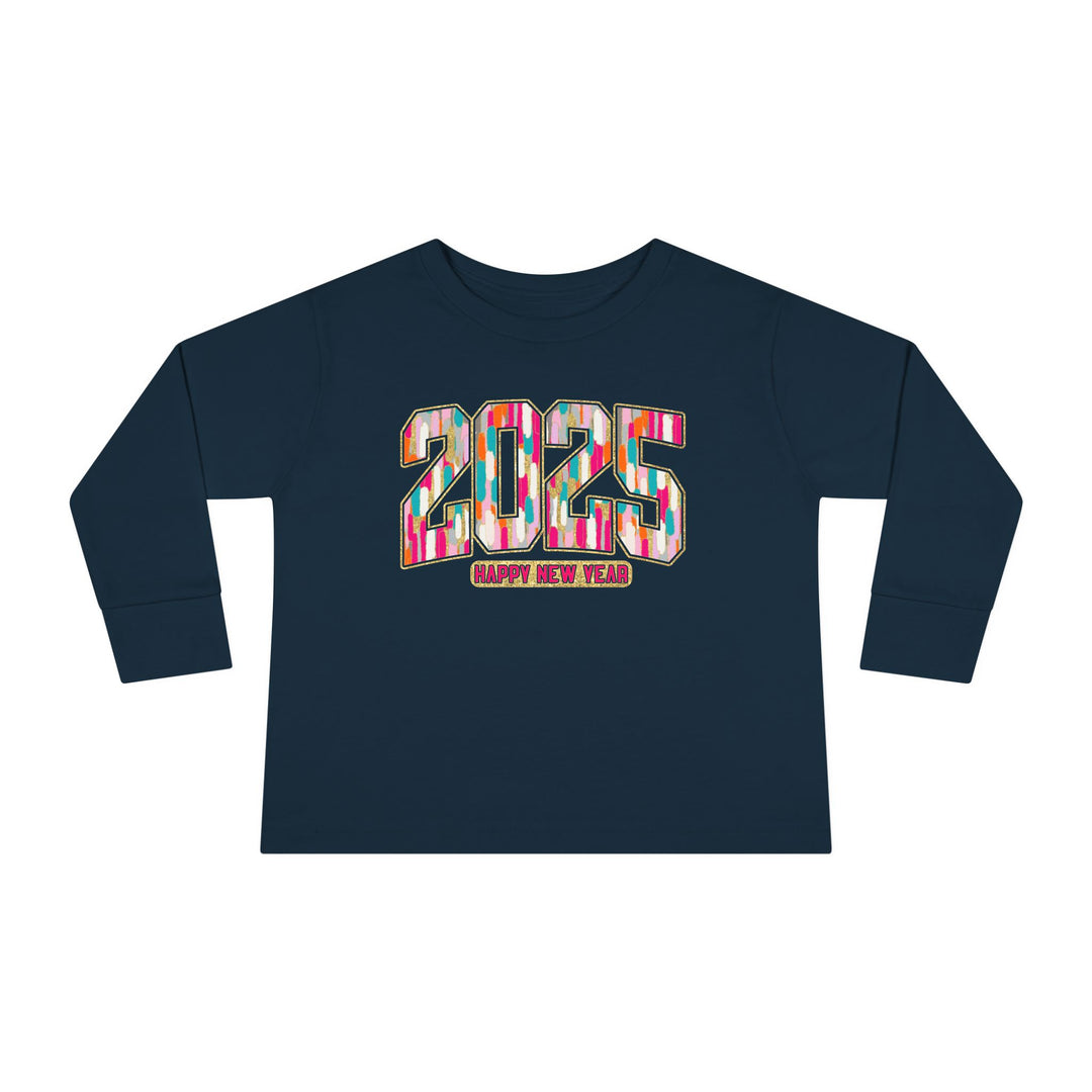 2025 Happy New Year - Toddler Long Sleeve Tee