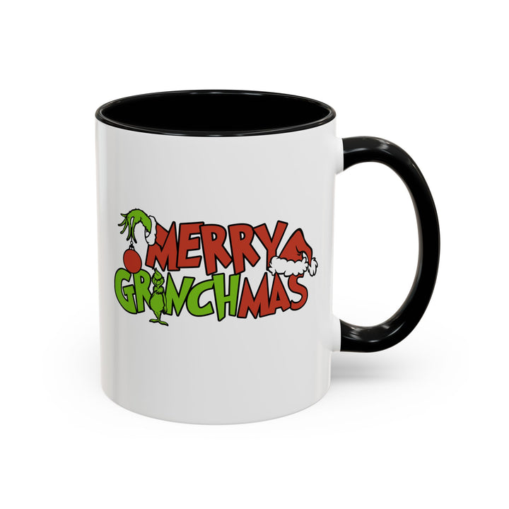 Merry Grinchmas - Accent Coffee Mug (11, 15oz)