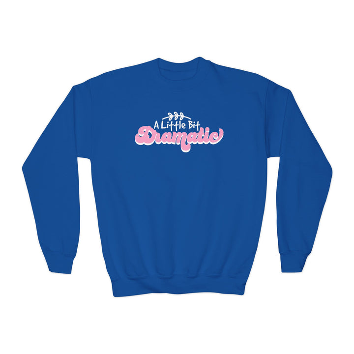 Little Bit Dramatic - Youth Crewneck Sweatshirt