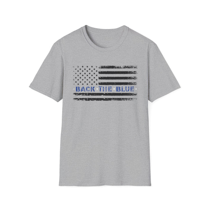 Back The Blue - Unisex Softstyle T-Shirt