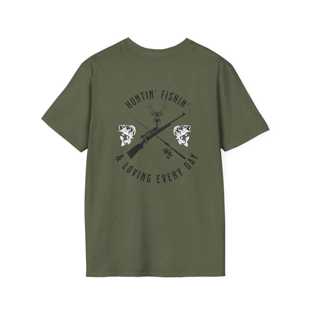 Huntin' Fishin'- Unisex Softstyle T-Shirt