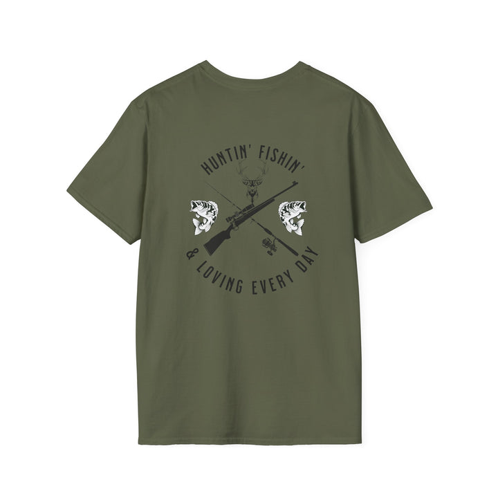 Huntin' Fishin'- Unisex Softstyle T-Shirt