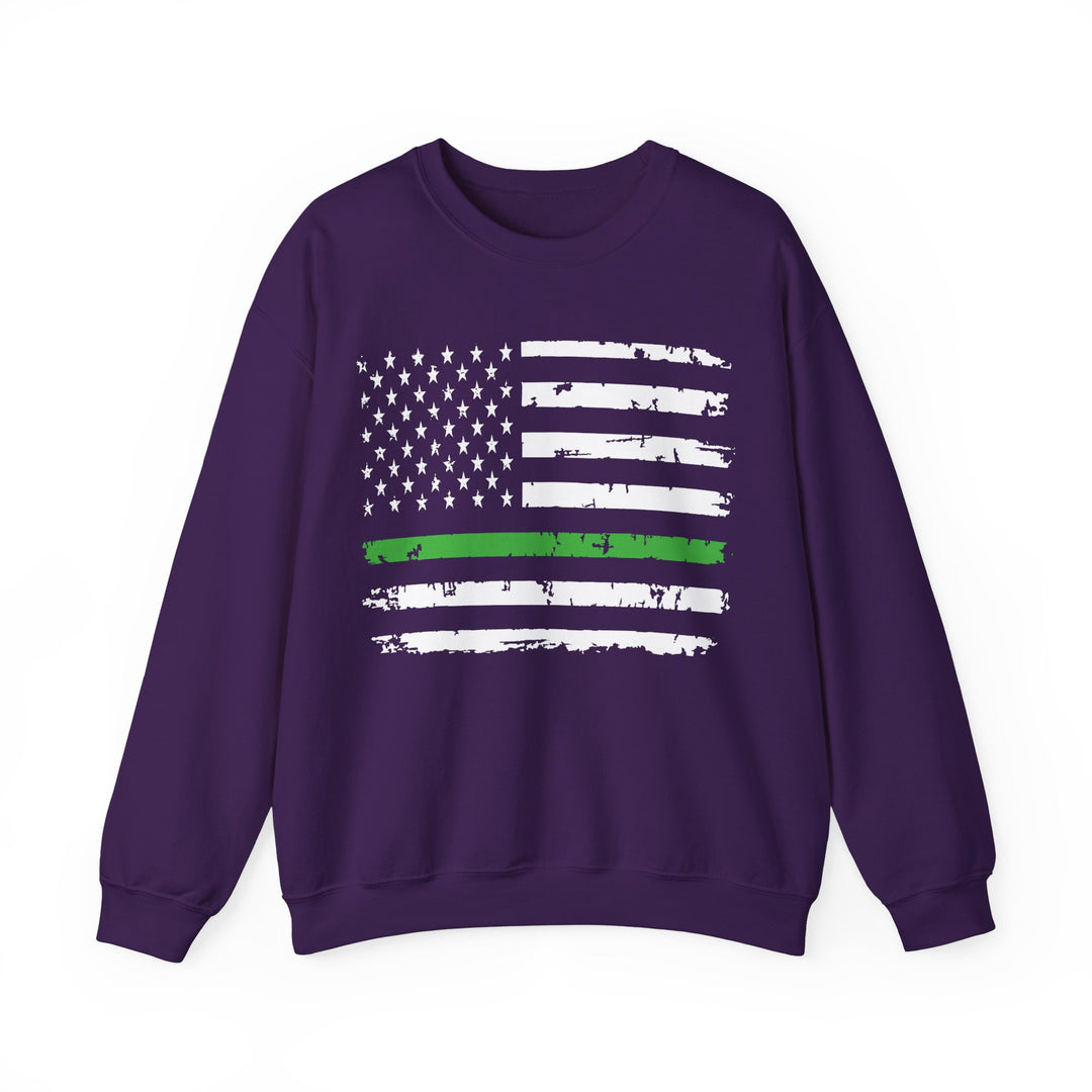 Green Line Flag - Unisex Heavy Blend™ Crewneck Sweatshirt