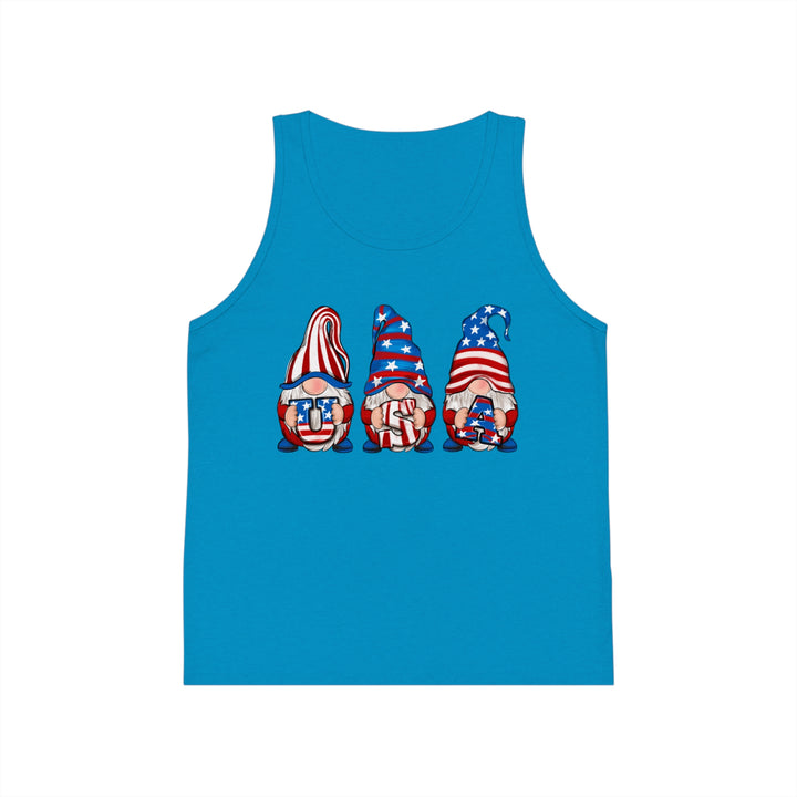 4th Of July Gnomes - Kid's Jersey Tank Top