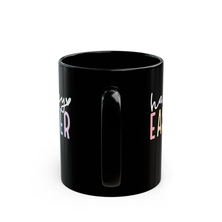 Pastel Happy Easter - Black Mug (11oz, 15oz)