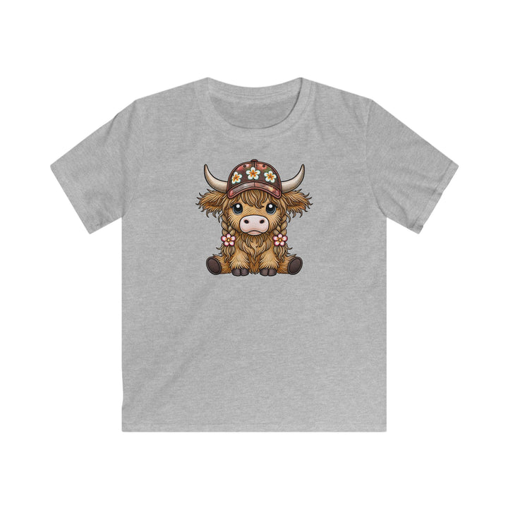 Summer Cow - Kids Softstyle Tee