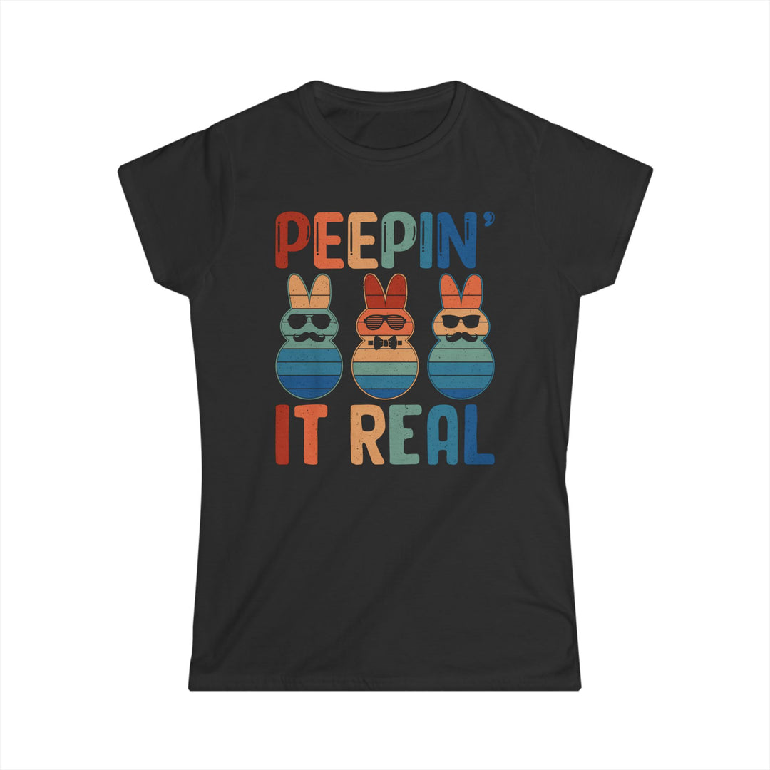 Peepin It Real - Women's Softstyle Tee