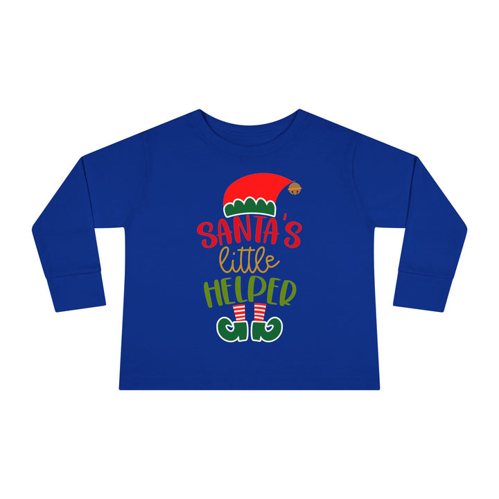 Santa's Little Helper - Toddler Long Sleeve Tee