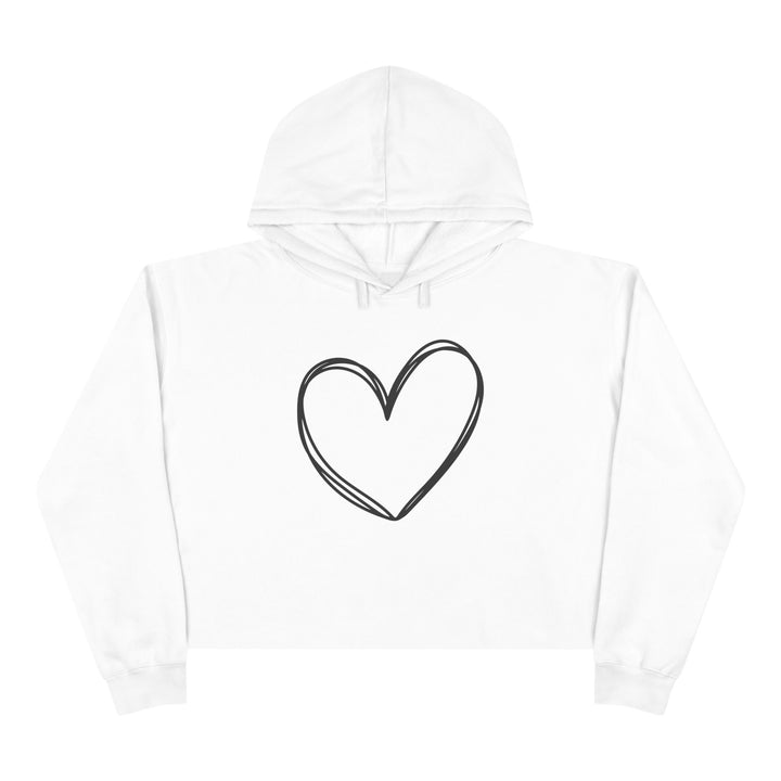 Heart - Crop Hoodie