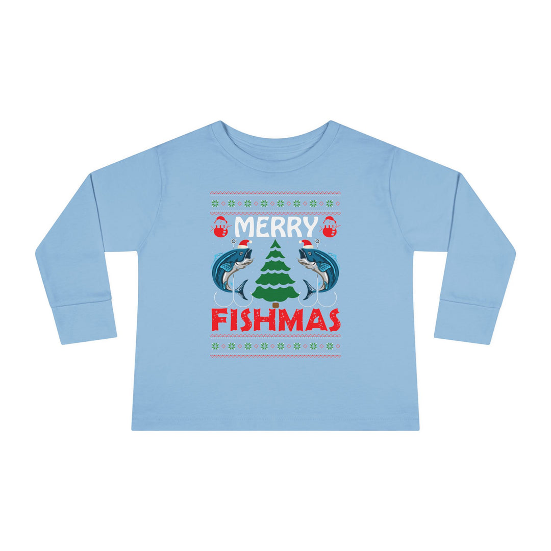 Merry Fishmas - Toddler Long Sleeve Tee
