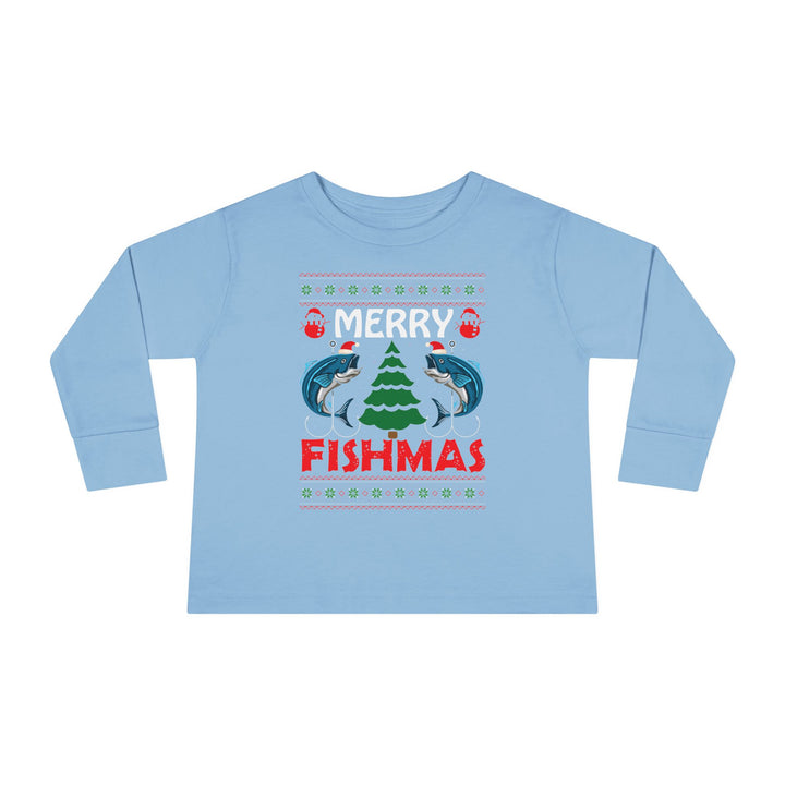 Merry Fishmas - Toddler Long Sleeve Tee