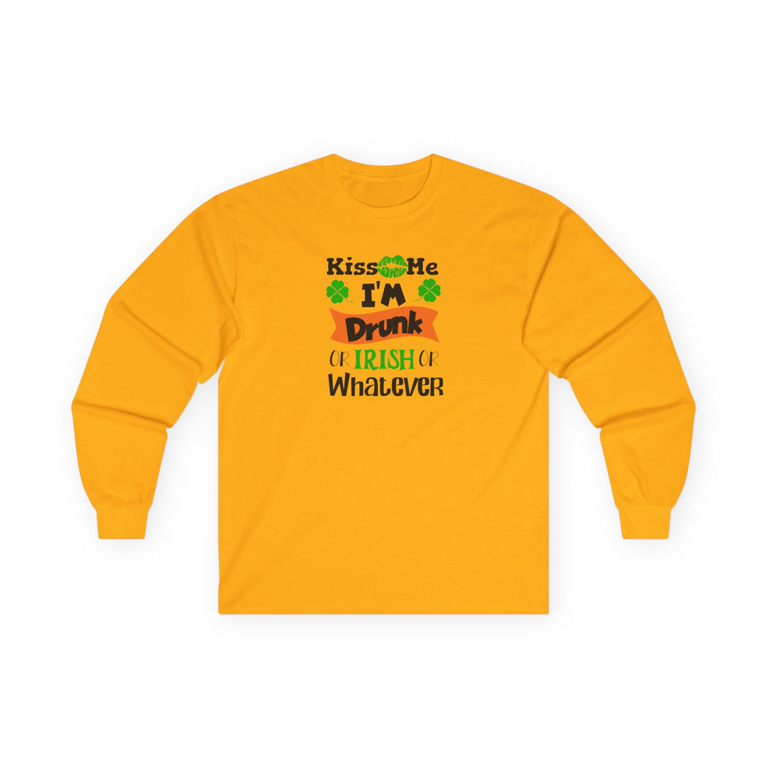 Kiss Me I'm Drunk - Unisex Ultra Cotton Long Sleeve Tee