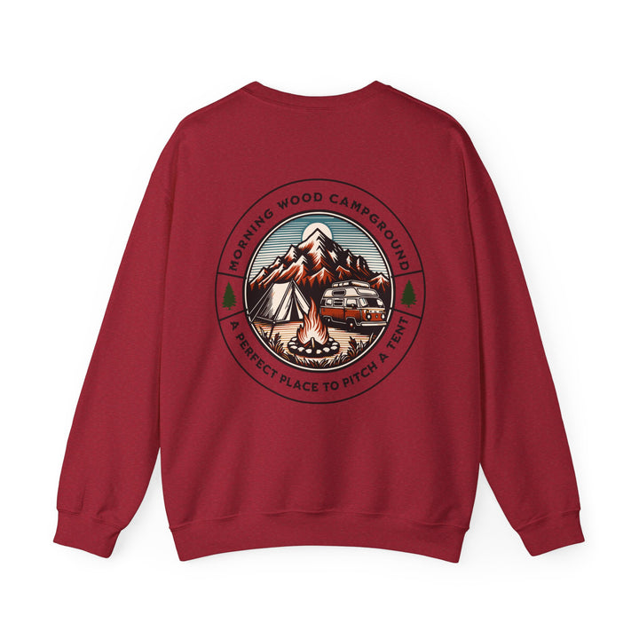 Morning Wood Campground - Unisex Heavy Blend™ Crewneck Sweatshirt