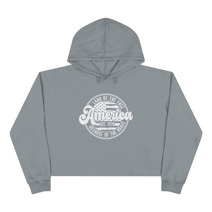 America 1776 - Crop Hoodie