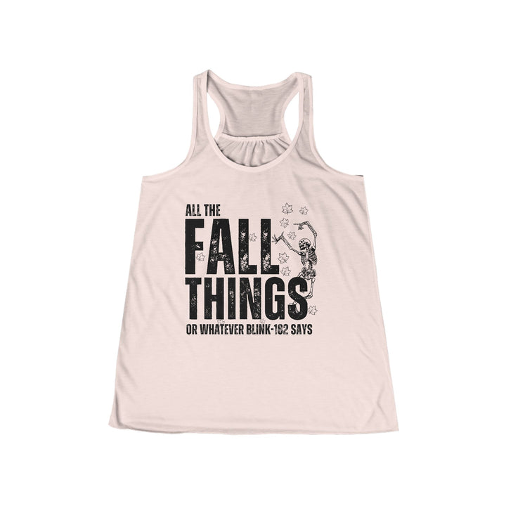 All The Fall Things - Women's Flowy Racerback Tank