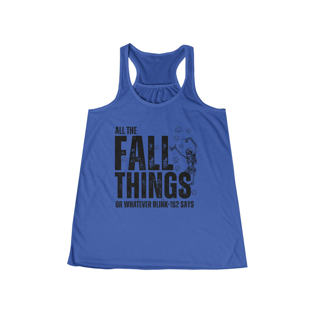 All The Fall Things - Women's Flowy Racerback Tank