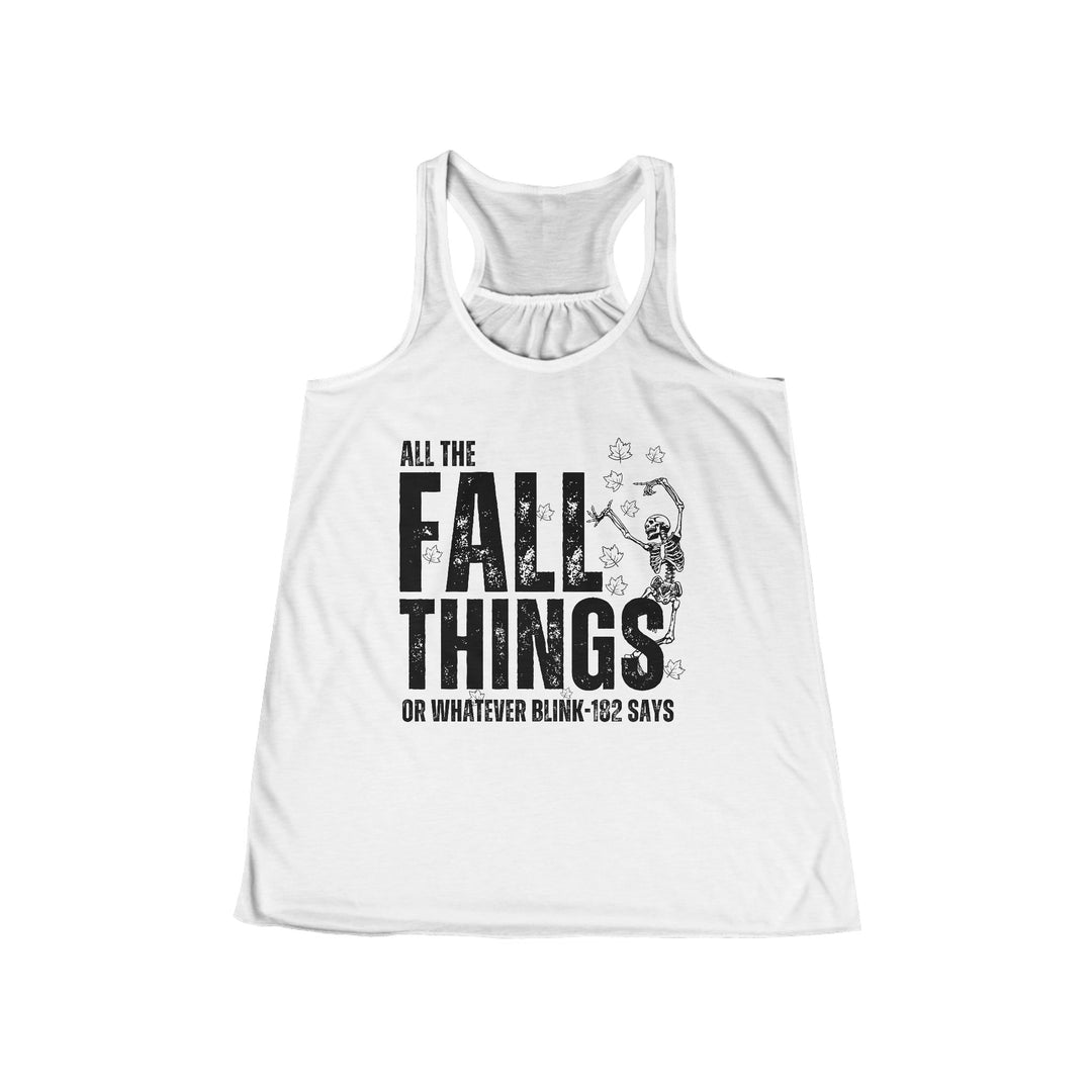All The Fall Things - Women's Flowy Racerback Tank