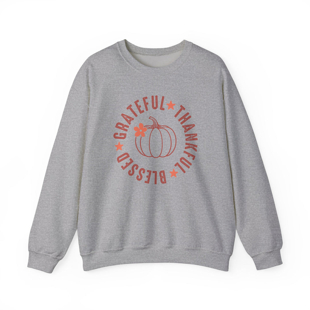 Grateful Thankful Blessed - Unisex Heavy Blend™ Crewneck Sweatshirt