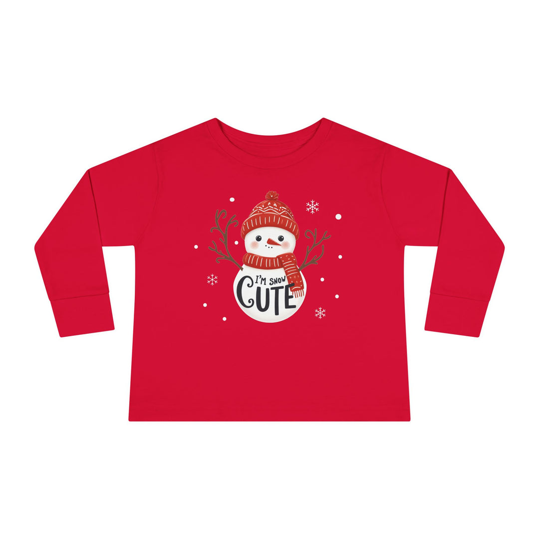 Snow Cute - Toddler Long Sleeve Tee