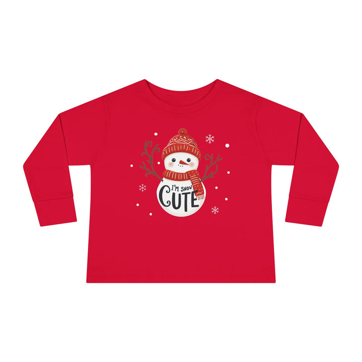 Snow Cute - Toddler Long Sleeve Tee