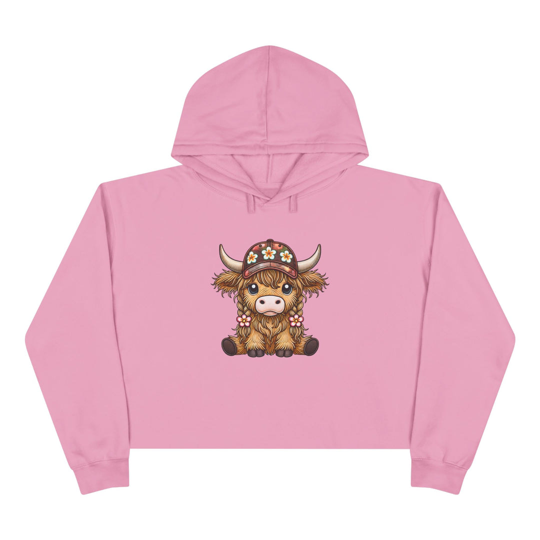 Summer Cow - Crop Hoodie