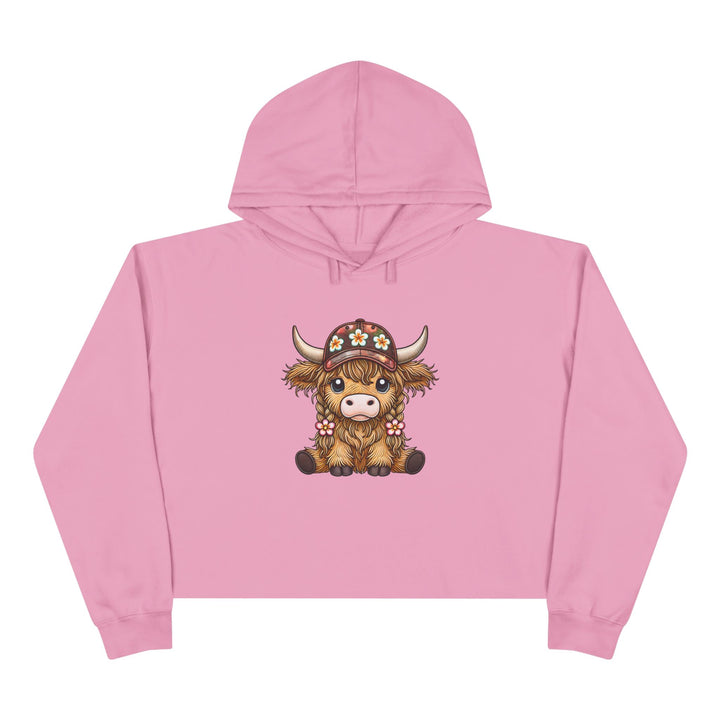 Summer Cow - Crop Hoodie