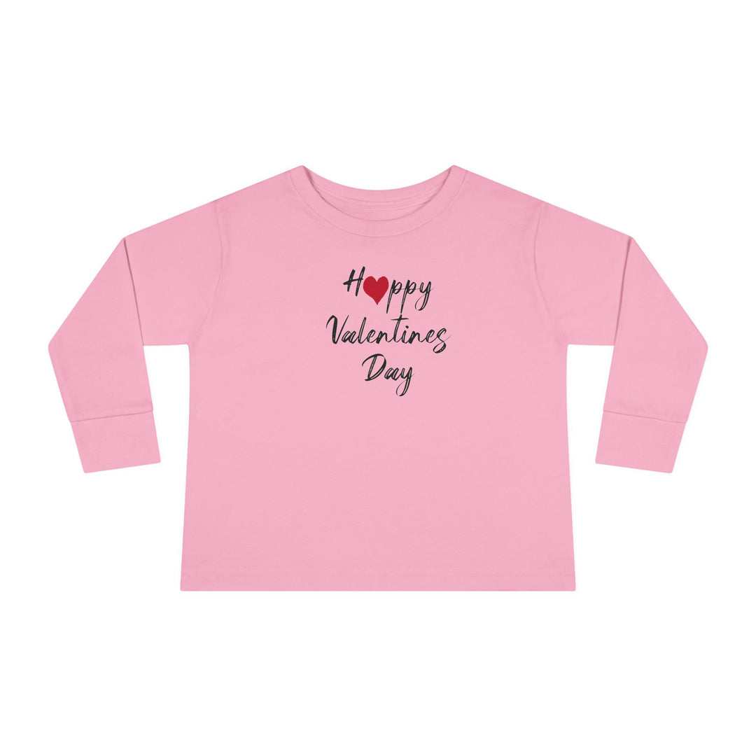 Happy Valentines Day - Toddler Long Sleeve Tee
