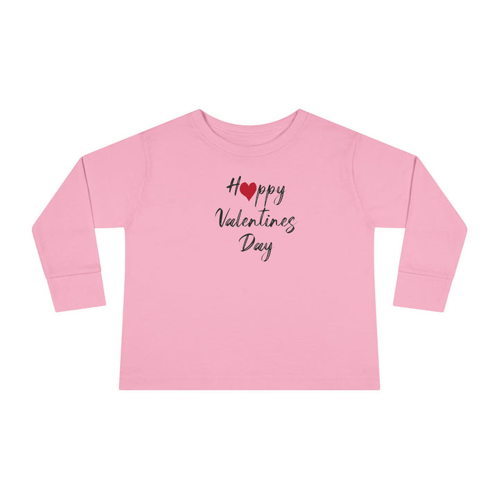 Happy Valentines Day - Toddler Long Sleeve Tee