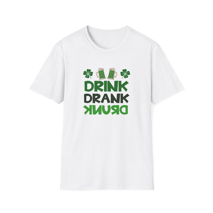 Drink Drank Drunk - Unisex Softstyle T-Shirt