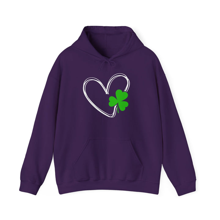 Heart & Clover - Unisex Heavy Blend™ Hooded Sweatshirt
