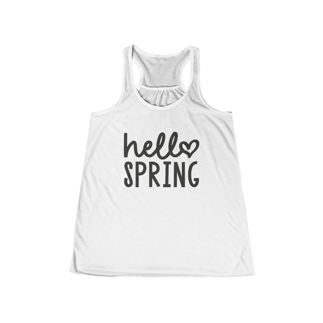 Hello Spring - Women's Flowy Racerback Tank