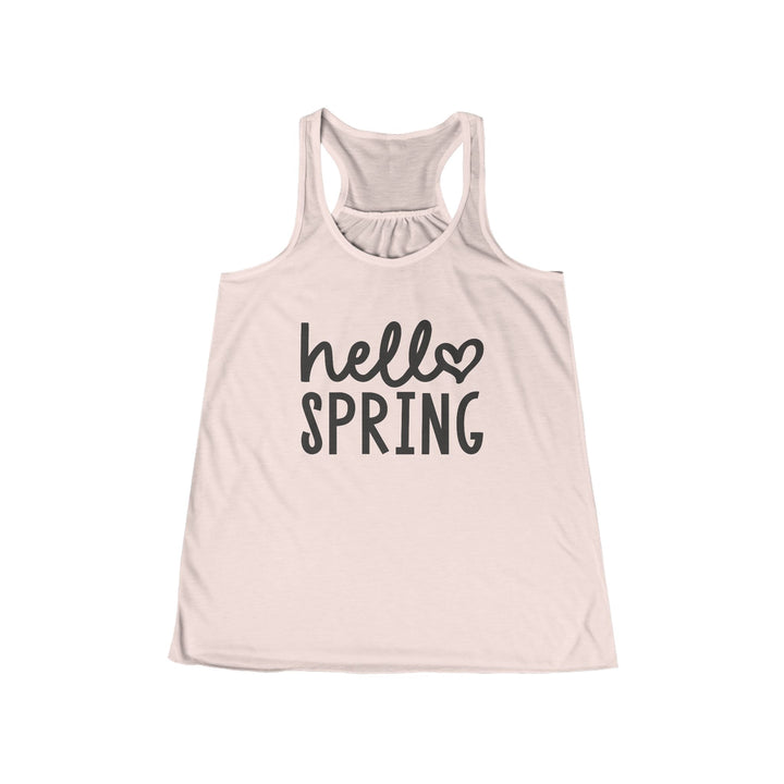 Hello Spring - Women's Flowy Racerback Tank