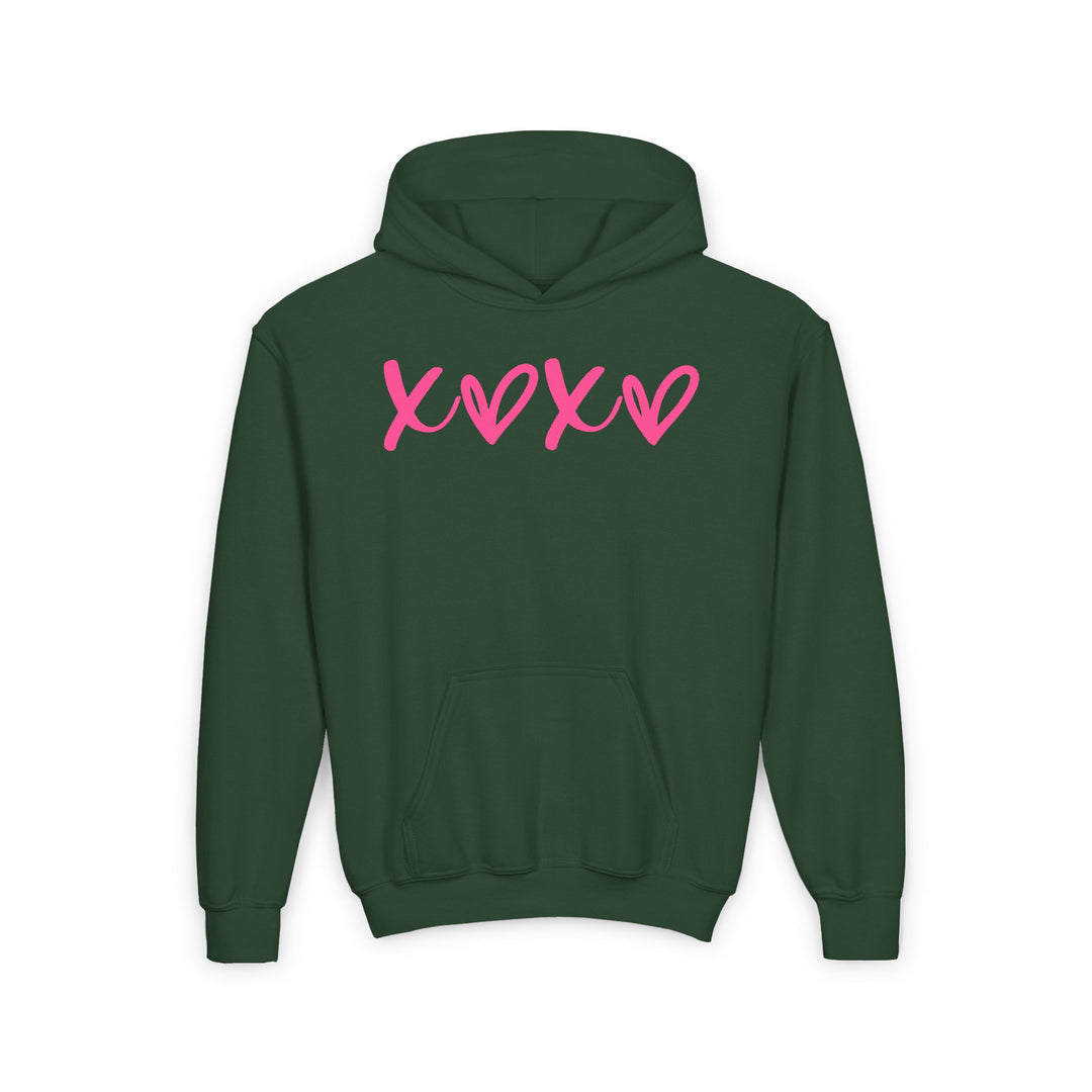 XOXO - Youth Heavy Blend Hooded Sweatshirt