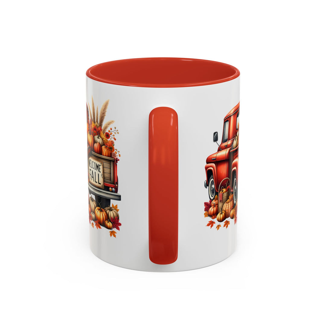 Welcome Fall - Accent Coffee Mug (11, 15oz)