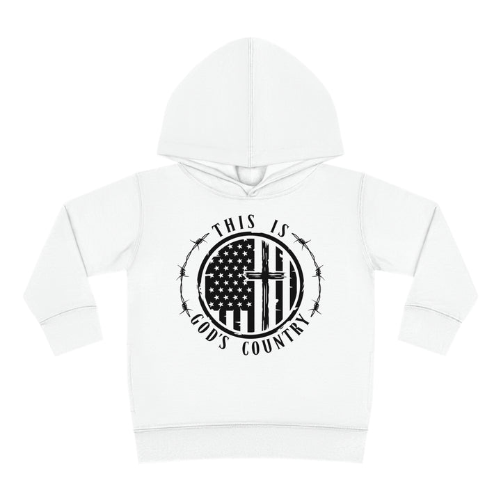 Gods Country - Toddler Pullover Fleece Hoodie