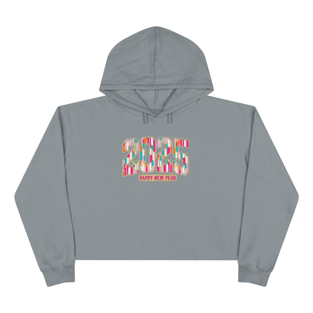 2025 Happy New Year - Crop Hoodie