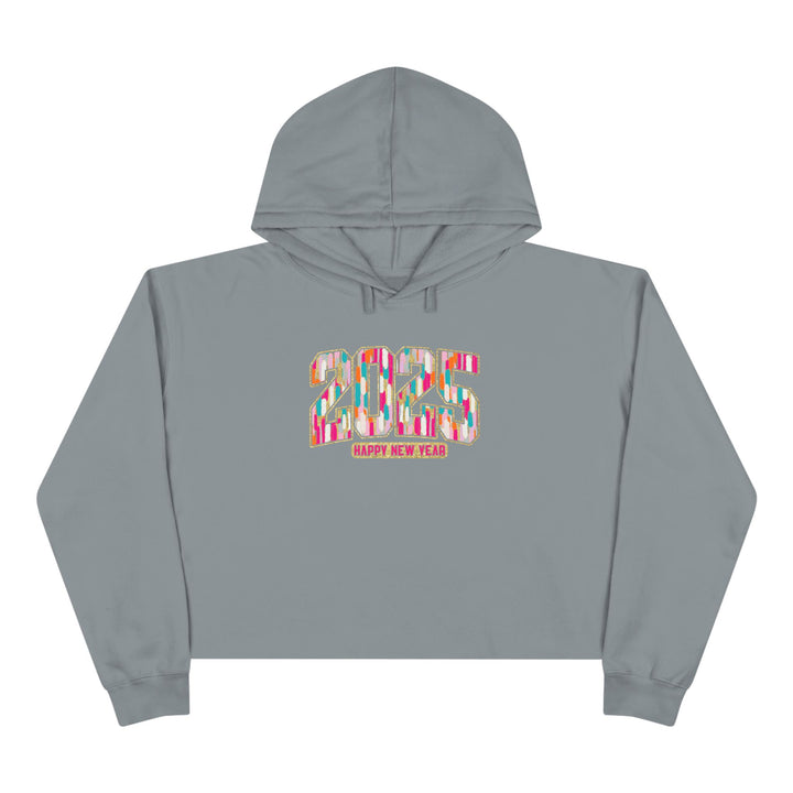 2025 Happy New Year - Crop Hoodie