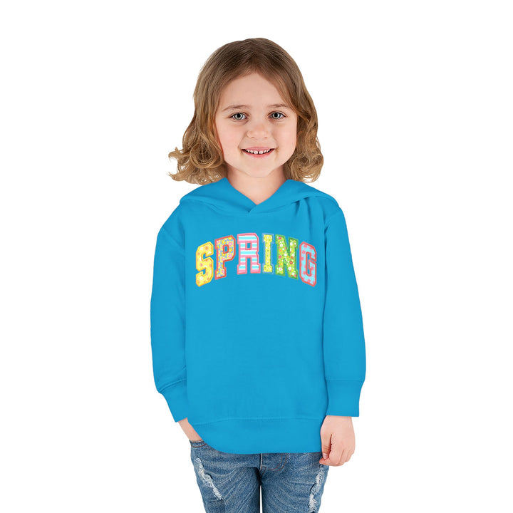 Spring Quilt - Toddler Pullover Fleece Hoodie