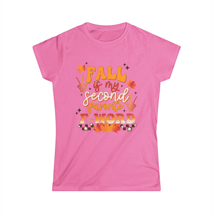 Fall Is My Second Favorite F Word - Women's Softstyle Tee