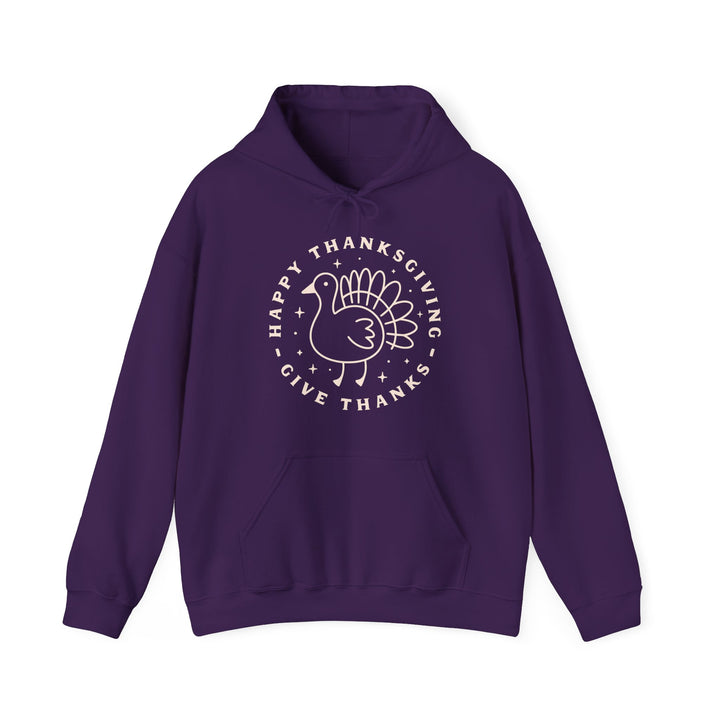 Happy Thanksgiving-Give Thanks - Unisex Heavy Blend™ Hooded Sweatshirt