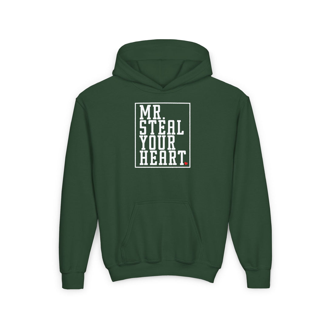 Mr. Steal Your Heart - Youth Heavy Blend Hooded Sweatshirt