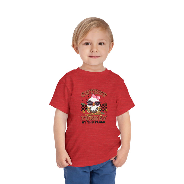 Cutest Turkey Girls -Toddler Short Sleeve Tee